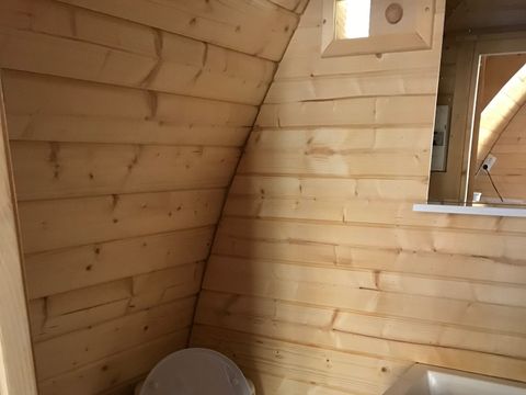 Tente en toile et en bois 3 personnes - Cabane en bois POD