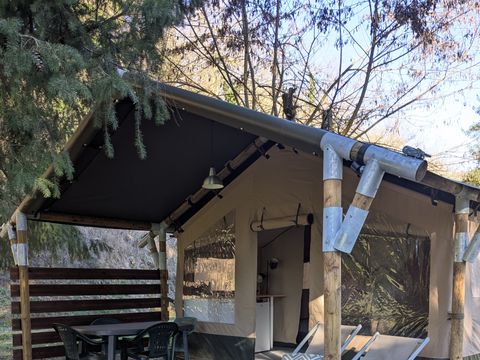 BUNGALOW TOILÉ 4 personnes - Tente Safari