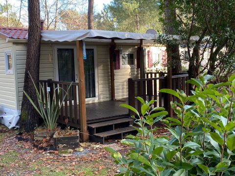 MOBILHOME 4 personnes - Mobil Home Aqua 2 ch 4 pers Terrasse Semi-Couverte