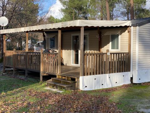 MOBILHOME 4 personnes - Mobil Home Aqua 2 ch 4 pers Terrasse Semi-Couverte