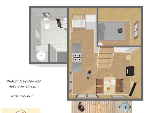 CHALET 5 personnes - Chalet 5 personnes