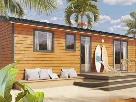 Mobilhome 6 personnes - 3 chambres - Loisirs - TV - CLIM