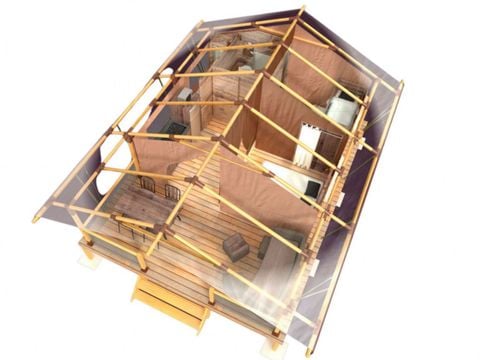LODGE 4 personnes - Lodge Cocoon 4 personnes 2 chambres 23m²