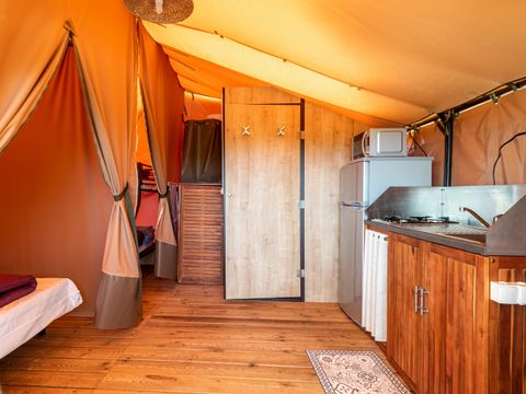 TENTE TOILE ET BOIS 5 personnes - Tente LODGE VICTORIA