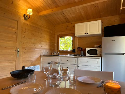 CHALET 4 personnes - PRIVILEGE GREEN Cottage tout en bois - 2 chambres