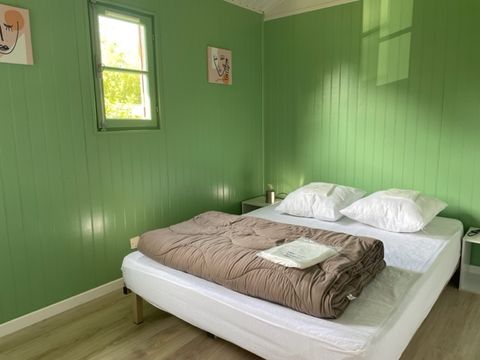 Hébergement 4 personnes - Chalet sur pilotis Confort 2 chambres 30m² - TV - NEW AVEC CLIMATISATION