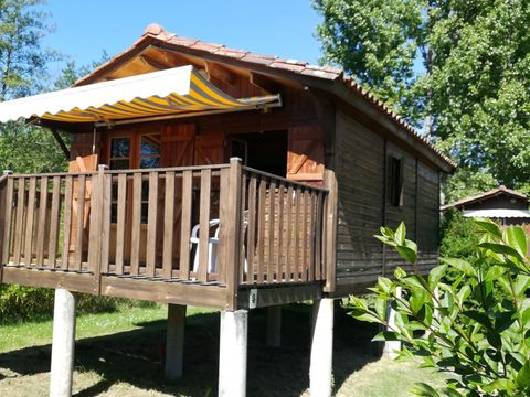 Hébergement 6 personnes - Chalet sur pilotis - 3 chambres