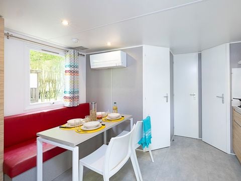 MOBILHOME 4 personnes - Privilège PREMIUM- 2 chambres + climatisation - 27m² -