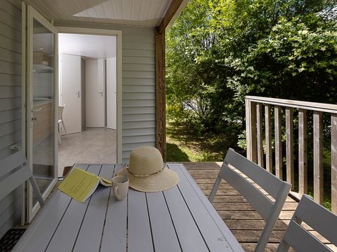 MOBILHOME 4 personnes - Privilège PREMIUM- 2 chambres + climatisation - 27m² -