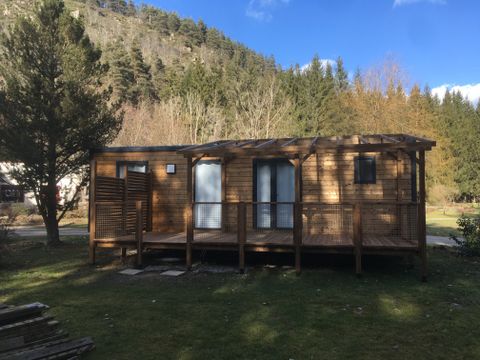 MOBILHOME 7 personnes - COTTAGE LA TRIBU Modèle 2023, 7 places 3 chambres, 1 sdb, 1 wc, lave-vaisselle