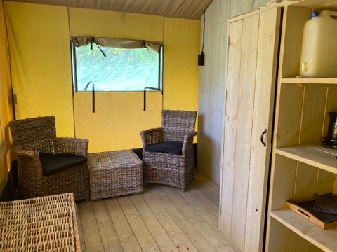 TENTE TOILE ET BOIS 5 personnes - Tente SAFARI - Insolite 3* 5 pers