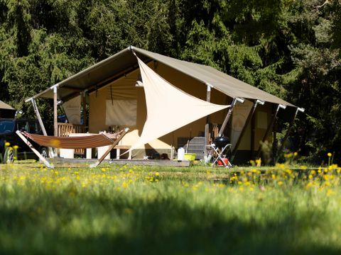 TENTE TOILE ET BOIS 5 personnes - Tente SAFARI - Insolite 3* 5 pers