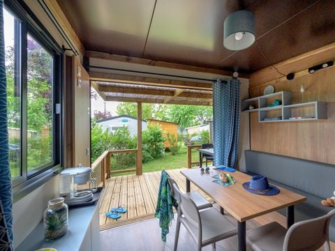 MOBILHOME 5 personnes - Cottage Morea Confort 25m² 2 chambres + terrasse couverte 1/5 pers