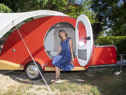 CARAVANE 2 personnes - VINTAGE MY DROP Sans sanitaires