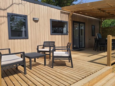 MOBILHOME 6 personnes - COTTAGE Premium 3ch   35m² 3 chambres + TV + Lave-vaisselle + climatisation + plancha + terrasse XL