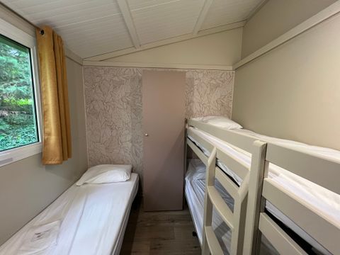 CHALET 5 personnes - Chalet Confort 25m² (2 chambres) + terrasse couverte 5 pers