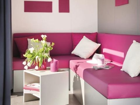 MOBILHOME 6 personnes -  Mobil home Confort 29 m² (2 chambres) + terrasse couverte + TV 4/6 pers