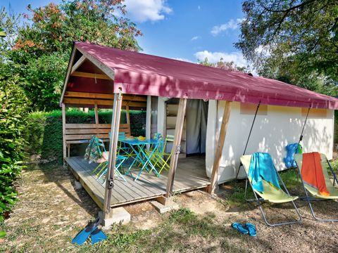 BUNGALOW TOILÉ 4 personnes - Freeflower Confort 22m² (2 chambres) + Terrasse couverte 5 pers