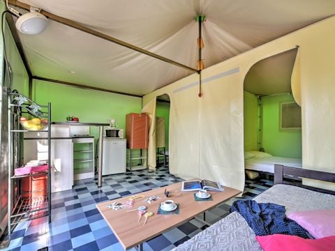 MOBILHOME 6 personnes - Bungalow Funflower Standard 25m² (2 chambres) - sans sanitaires privés 4/5 pers