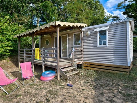 MOBILHOME 4 personnes - Mobil home Confort 23/27m² - 2 chambres - terrasse couverte + TV 4 pers