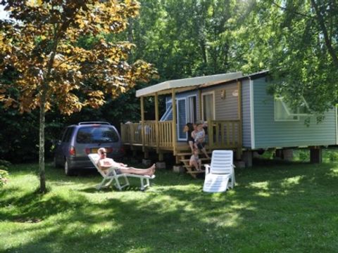 MOBILHOME 4 personnes - Le Chêne (2 chambres) + grande terrasse + TV free WIFI*