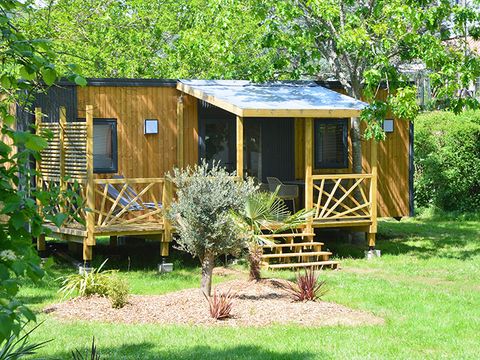 MOBILHOME 4 personnes - Olivier (2023), 2 chambres 2salles de bain, grand salon (tv), terrasse, wifi