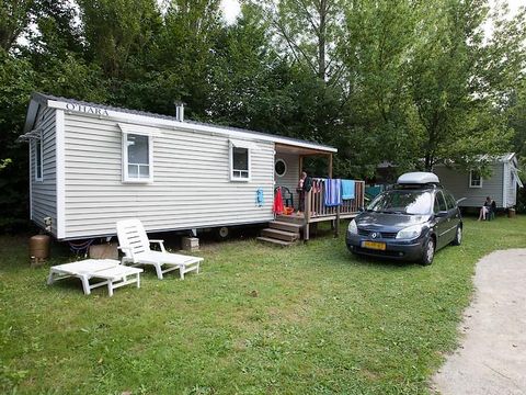 MOBILHOME 4 personnes - Le Châtaignier  Dimanche 29m² (2 chambres) + terrasse intégrée + TV, free WIFI* 4 pers.