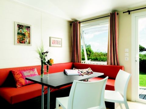 MOBILHOME 4 personnes - MobilHome Le CHENE Dimanche ( 2 chambres)Grande terrasse+ TV