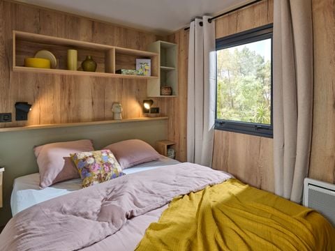 MOBILHOME 4 personnes - Ecrin Vert Premium 32m² (2ch-4pers)+2SDB +terrasse semi-couverte 17m² + LV + CLI