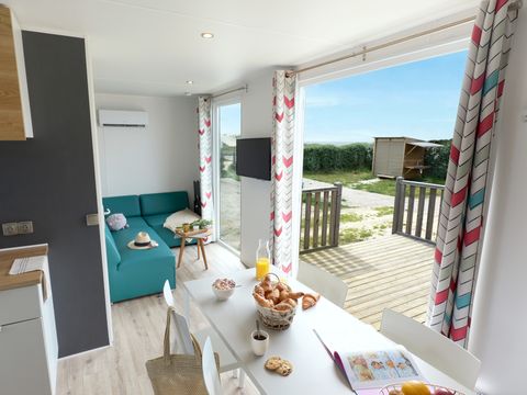 MOBILHOME 6 personnes - PREMIUM - Vue Océan - 3 chambres