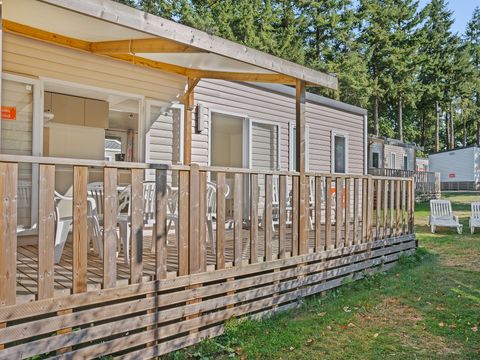 MOBILHOME 6 personnes - Comfort XL | 3 Ch. | 6 Pers. | Terrasse surélevée | Clim.