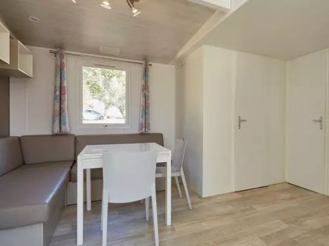 MOBILHOME 6 personnes - Comfort | 3 Ch. | 6 Pers. | Terrasse surélevée | Clim.
