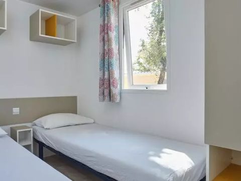 MOBILHOME 6 personnes - Comfort | 3 Ch. | 6 Pers. | Terrasse surélevée | Clim.