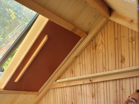 TENTE TOILE ET BOIS 2 personnes - Cabane -étape "LOCHENN"