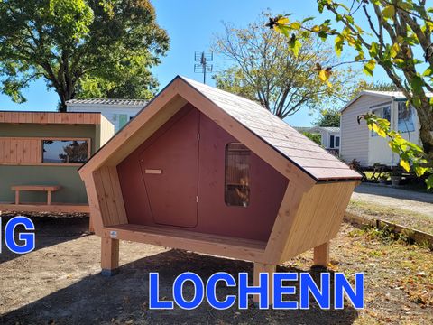 TENTE TOILE ET BOIS 2 personnes - Cabane -étape "LOCHENN"