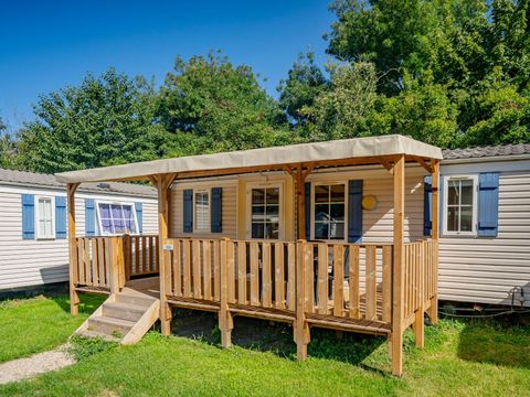 MOBILHOME 6 personnes - Classic | 3 Ch. | 6 Pers. | Terrasse surélevée | 2 SDB | TV