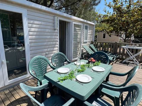 MOBILHOME 4 personnes - Mobil-home | Comfort | 2 Ch. | 4 Pers. | Terrasse surélevée non couverte | Clim.