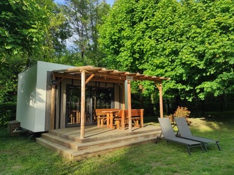 MOBILHOME 3 personnes - Hôtelier 1 pièce (lit 160 + banquette)