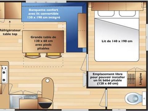 MOBILHOME 6 personnes - Confort