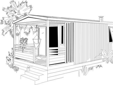 MOBILHOME 6 personnes - Living
