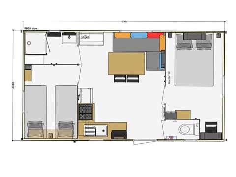 MOBILHOME 6 personnes - Premium Presta plus
