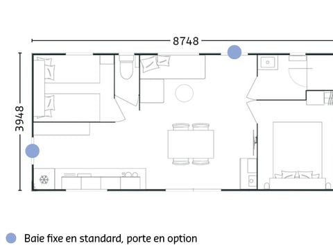 MOBILHOME 6 personnes - Nouveauté Premium Kids Clim 2ch