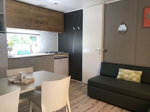 Mobilhome 6 personnes - Caraïbes - 35m² - 2 chambres - 2 salles de bain - Climatisé