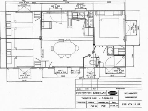 MOBILHOME 6 personnes - Résidence Tamaris 6P