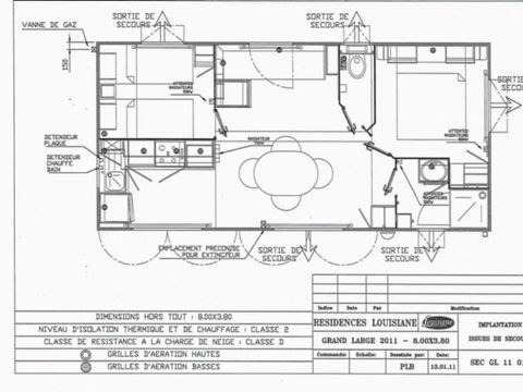 MOBILHOME 4 personnes - Résidence Grand Large 4P