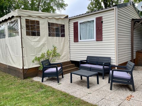 MOBILHOME 6 personnes - JF 64 -  3 CH - 40 M2 - CLIM - LV - 2 SDB - 2 WC