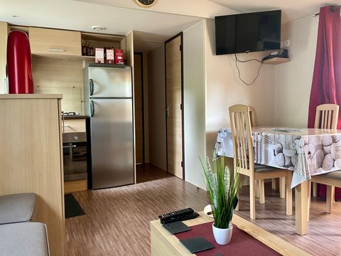 MOBILHOME 6 personnes - JF 64 -  3 CH - 40 M2 - CLIM - LV - 2 SDB - 2 WC