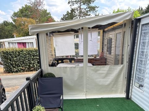 MOBILHOME 8 personnes - Mobil-home atypique (JF 02) - 4 chambres - 2 salles de bain - Cuisine d’été équipée 8 pers