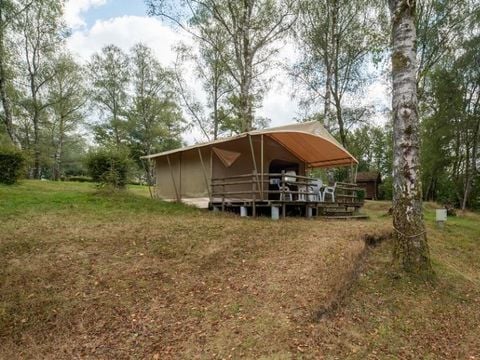 TENTE TOILE ET BOIS 4 personnes - Tente Lodge 2 chambres 4 personnes