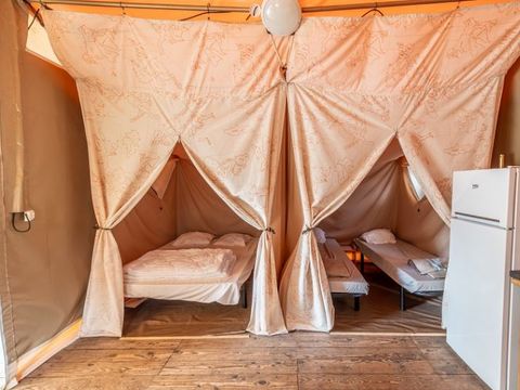 TENTE TOILE ET BOIS 4 personnes - Tente Lodge 2 chambres 4 personnes TENTE TOILE ET BOIS 4 personnes - Tente Lodge 2 chambres 4 personnes